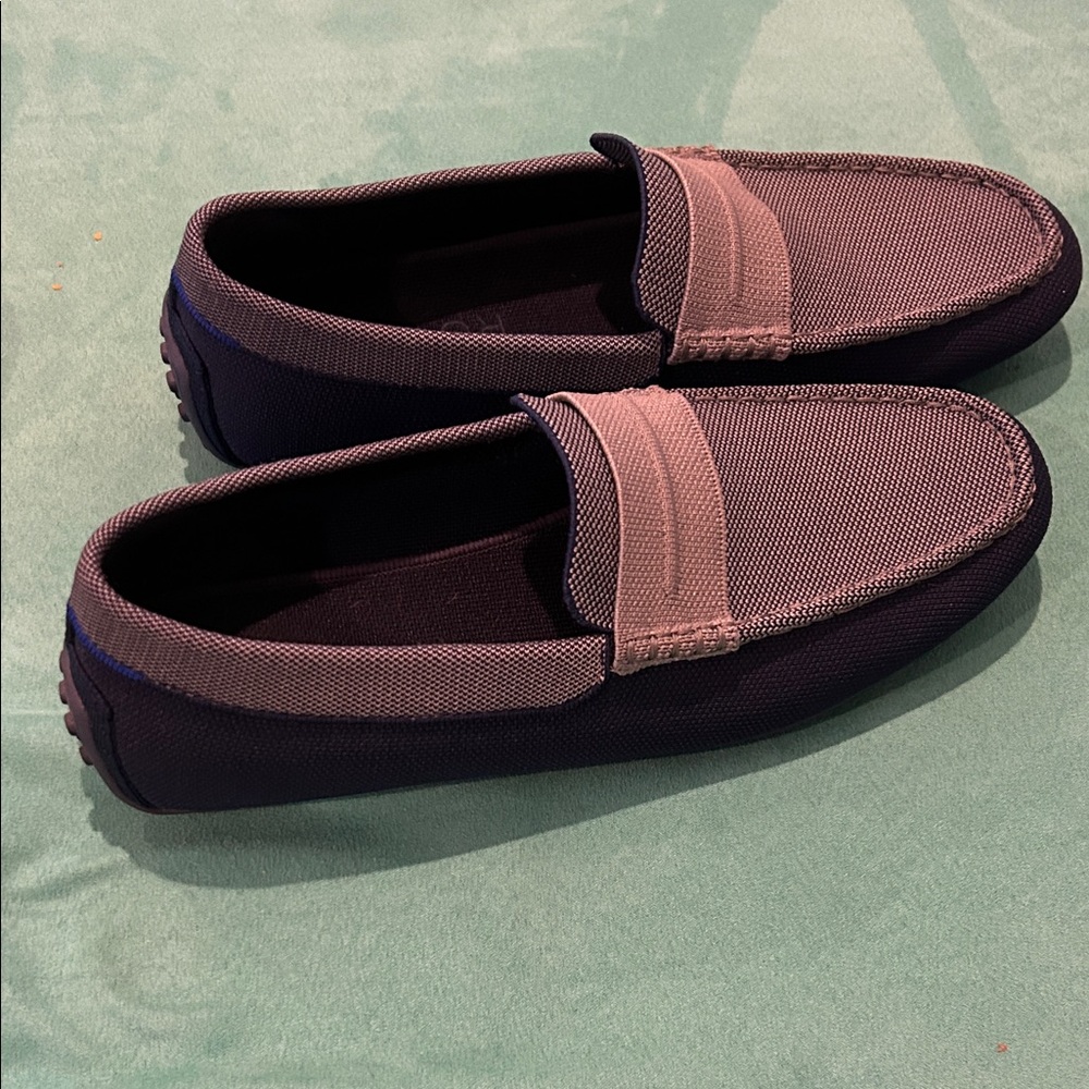 Rothys Navy Blue Size 12 Men's Slip-On Loafers